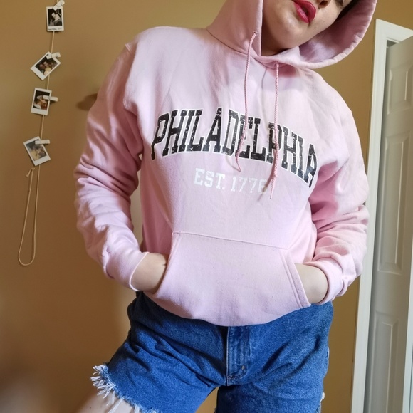 Champion Tops - Pink Champion "Philadelphia" Hoodie
